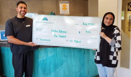 sullivan heights dental scholarship recipient Eesha Rehman